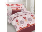 Комплект постельного белья Home line Жоржина теракот